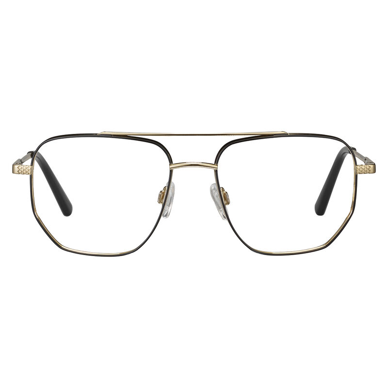 FOLLEN OPTIC, Shiny Light Gold - Black Front-Demo Lens, hi-res image number null